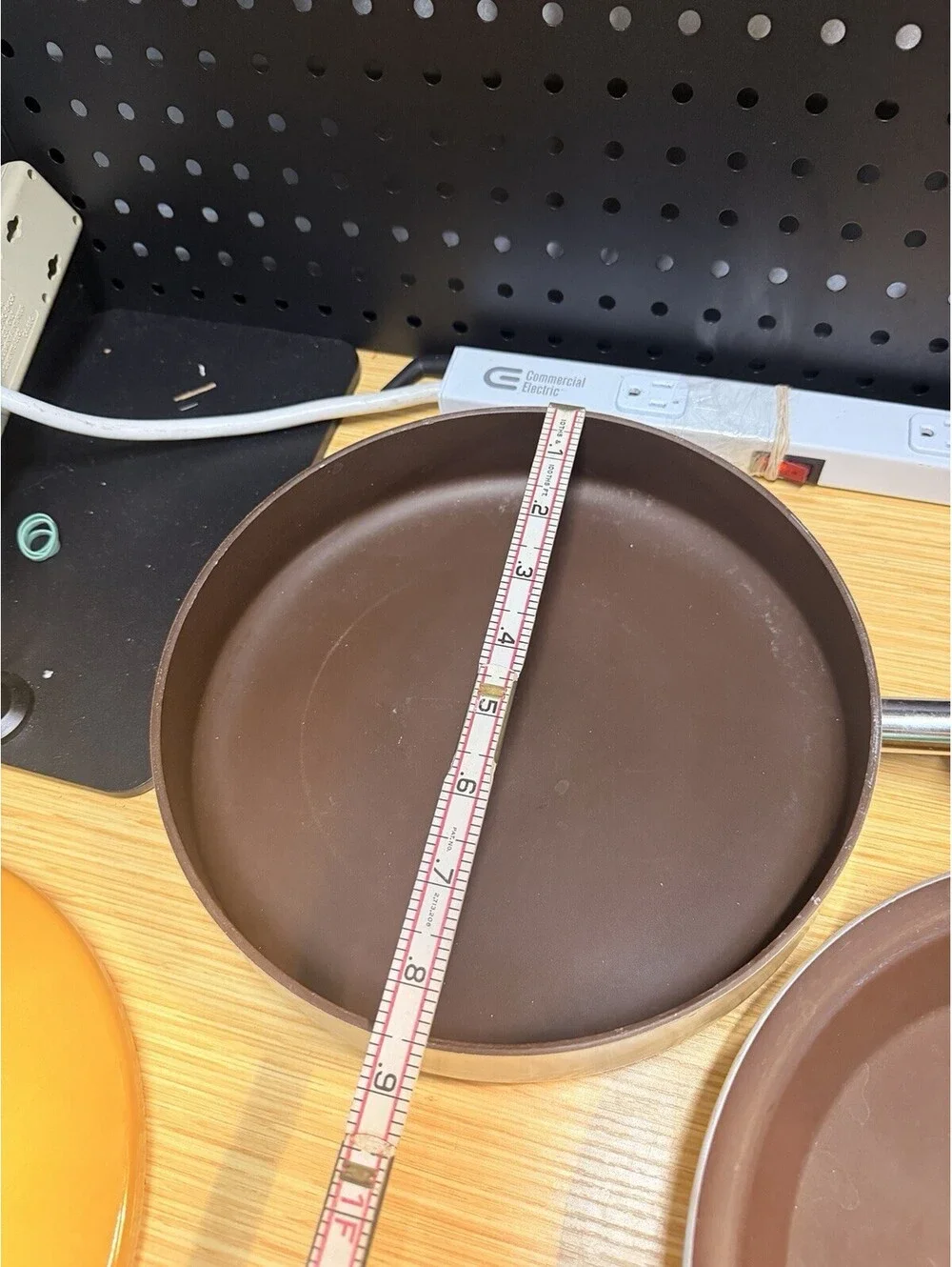 VTG 3 Piece Yellow Wearever Fry Pan Skillet 10